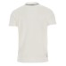 Emporio Armani Polo a manica corta Bianca in jersey di cotone e misto Tencel con micro logo Eagle stampato