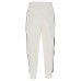 Emporio Armani Pantalone jogger Bianco in double jersey con bande laterali con logo lettering