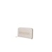 Love Moschino Portafoglio bianco con logo lettering in borchie dorate