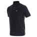 Emporio Armani Polo Blu Navy  in jersey di cotone a manica corta con ricamo micro eagle