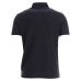 Emporio Armani Polo Blu Navy  in jersey di cotone a manica corta con ricamo micro eagle