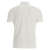Emporio Armani Polo Bianca in jersey di cotone a manica corta con ricamo micro eagle