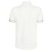 Emporio Armani Polo in jersey di cotone a manica corta Bianca con ricamo micro eagle