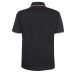 Emporio Armani Polo Blu Navy a manica corta in piquet mercerizzato con ricamo micro eagle 