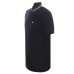Emporio Armani Polo Blu Navy a manica corta in jersey di cotone con ricamo micro eagle 