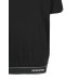 Emporio Armani Polo a manica corta Nera in jersey di cotone con fondo elasticizzato nero e logo lettering