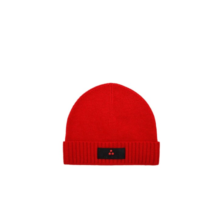 Peuterey cappello Unisex rosso in misto lana con logo