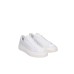 Paciotti Sneakers in pelle Bianca con Punta Tonda Prodotto made in Italy