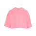 Chiara Ferragni T-shirt corta Oversize a manica corta Rosa da con Iconica mascotte Chiara Ferragni 