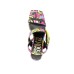 Versace Jeans Couture Sandali da Donna con tacco Multicolor con stampa Logo Couture all over