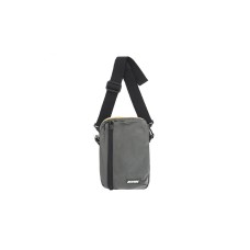 K-Way Tracolla in nylon verde con logo nella parte anteriore