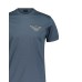 Emporio Armani T-shirt Petrolio da Uomo con logo Aquila