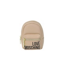 Love Moschino Portachiavi da donna a zainetto beige