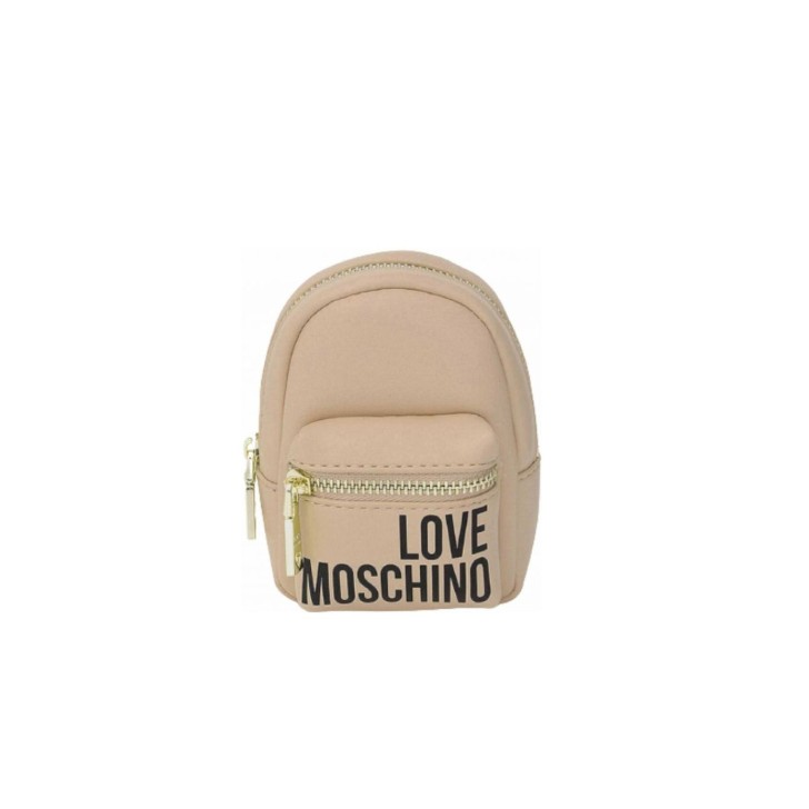 Love Moschino Portachiavi da donna a zainetto beige