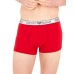 Emporio Armani Set 2 Boxer black/red in cotone stretch con vita elastica e logo lettering