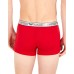 Emporio Armani Set 2 Boxer black/red in cotone stretch con vita elastica e logo lettering