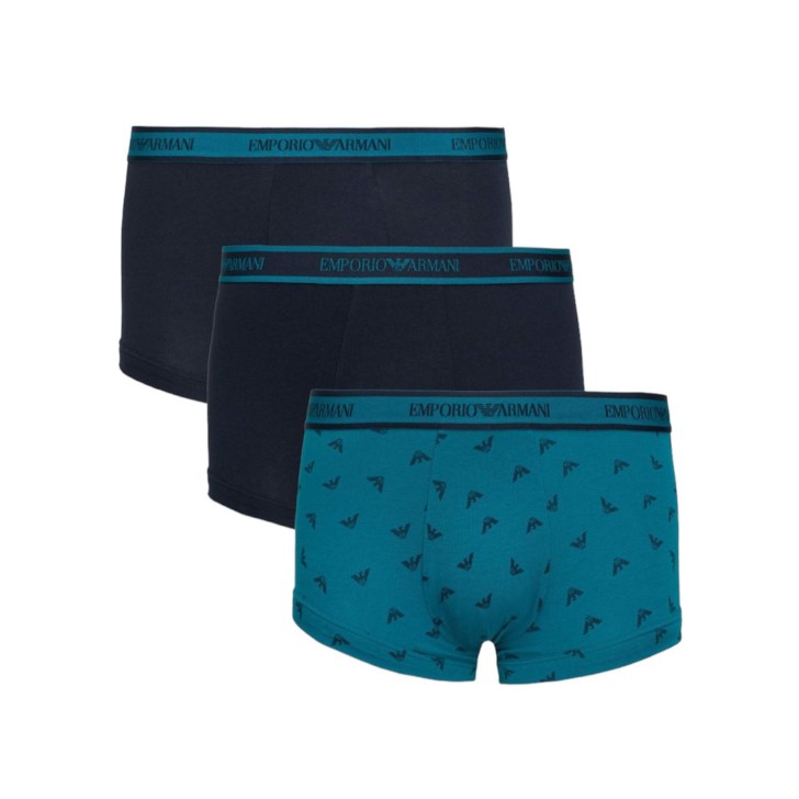 Emporio Armani Set 3 Boxer blu 