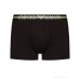 Emporio Armani Set 3 Boxer in cotone elasticizzato nero con vita elastica e logo lettering