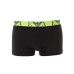 Emporio Armani Set 3 Boxer black in cotone elasticizzato e vita elastica con logo bold monogram