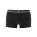 Emporio Armani Set 3 Boxer Black in cotone elasticizzato con vita elastica e logo lettering
