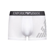 Emporio Armani Boxer bianco in cotone elasticizzato