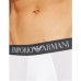 Emporio Armani Boxer bianco in cotone elasticizzato