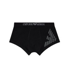 Emporio Armani Boxer nero in cotone elasticizzato