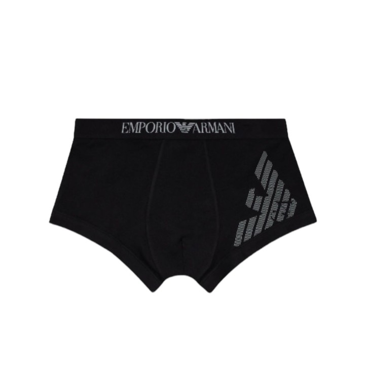 Emporio Armani Boxer nero in cotone elasticizzato