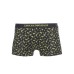 Emporio Armani Set 3 Boxer black/lime in cotone elasticizzato con vita elastica e logo lettering