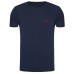 Emporio Armani Set 2 T-shirt a manica corta con logo nella parte anteriore bordeaux