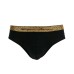 Emporio Armani Set 2 Slip Neri in cotone elasticizzato comfort