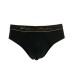 Emporio Armani Set 2 Slip Neri in cotone elasticizzato comfort