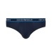 Emporio Armani Emporio Armani Set 3 Slip in cotone stretch con vita elastica e logo lettering 1117341P71723434