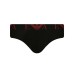Emporio Armani Set 3 Slip in cotone stretch con vita elastica con logo bold monogram