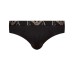 Emporio Armani Set 3 Slip in cotone elasticizzato vita elastica con logo bold monogram