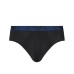 Emporio Armani Set 3 Slip in cotone elasticizzato vita elastica con logo bold monogram