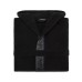 EMPORIO ARMANI ACCAPPATOIO UOMO NERO CON BANDE A CONTRASTO