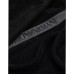 EMPORIO ARMANI ACCAPPATOIO UOMO NERO CON BANDE A CONTRASTO