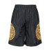 Versace Jeans Couture Costume Bermuda Lungo Nero con Stampa Garland Sun da Uomo
