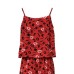 Moschino Couture Abito rosso con stampa lettering All Over
