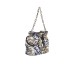 Versace Jeans Couture Borsa a Secchiello Nera con stampa Logo Space Couture 