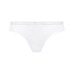 Emporio Armani Brasialiana White con vita elastica e logo lettering silver glitter