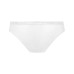 Emporio Armani Brasialiana White con vita elastica e logo lettering silver glitter