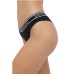 Emporio Armani Bi-Pack Brasialiana black con vita elastica e logo lettering