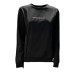 Emporio Armani completo Pigiama in cotone nero con logo lettering