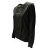 Emporio Armani completo Pigiama in cotone nero con logo lettering