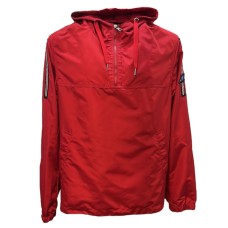 Piero Guidi giubbotto con cappuccio rosso 