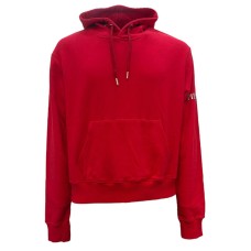 Piero Guidi  felpa rossa con cappuccio 
