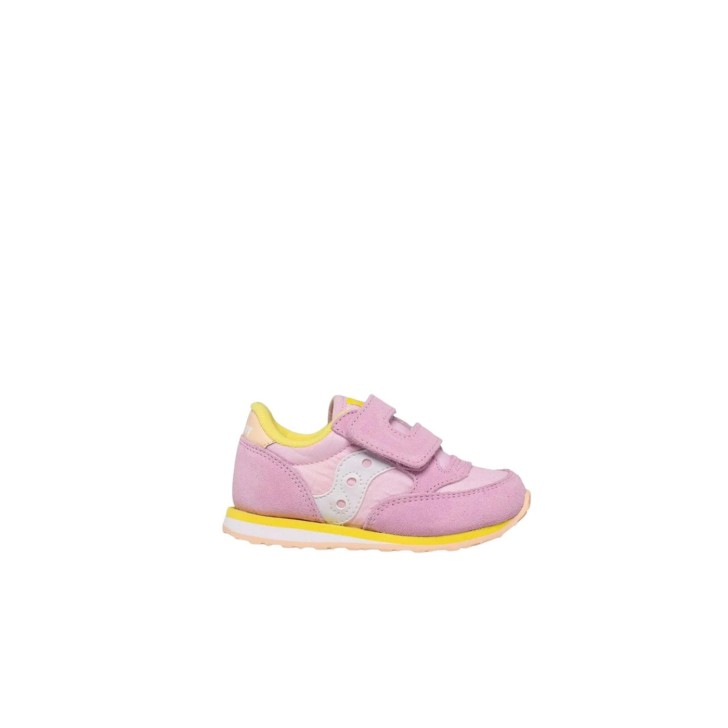 Saucony Jazz Sneakers Rosa con inserti a contrasto gialli