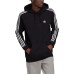 Adidas Originals Felpa Nera con cappuccio da Uomo con logo 